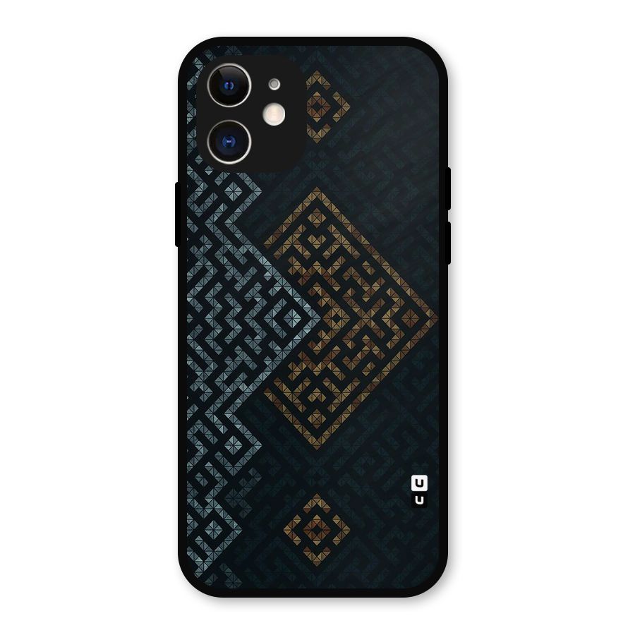 Smart Maze Metal Back Case for iPhone 12