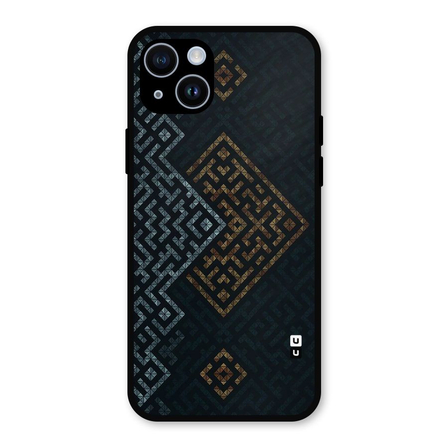 Smart Maze Metal Back Case for iPhone 14