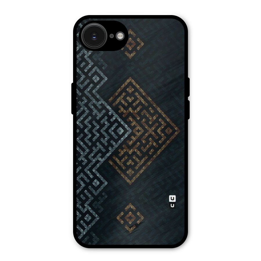 Smart Maze Metal Back Case for iPhone 16e