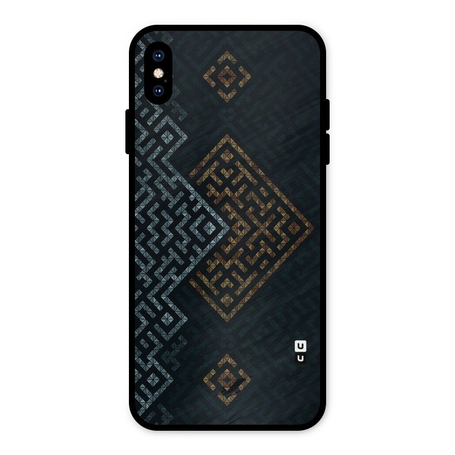 Smart Maze Metal Back Case for iPhone XS Max