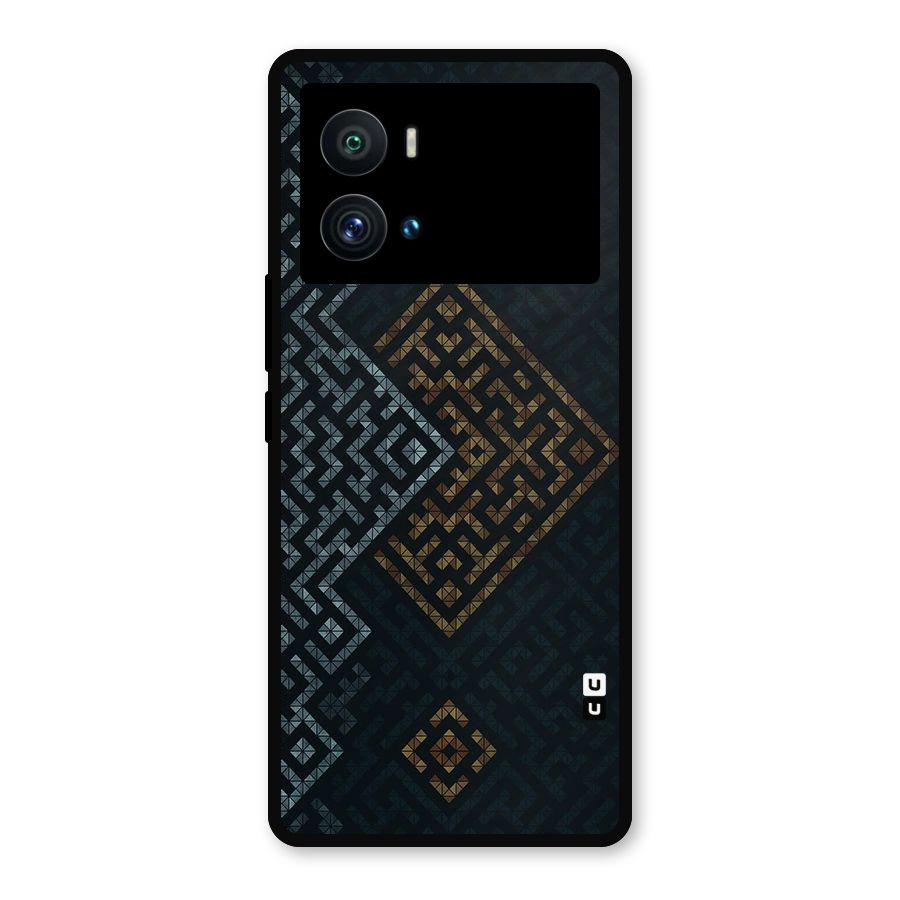 Smart Maze Metal Back Case for iQOO 9 Pro