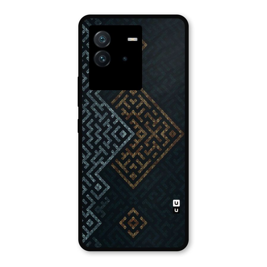 Smart Maze Metal Back Case for iQOO Neo 6 5G