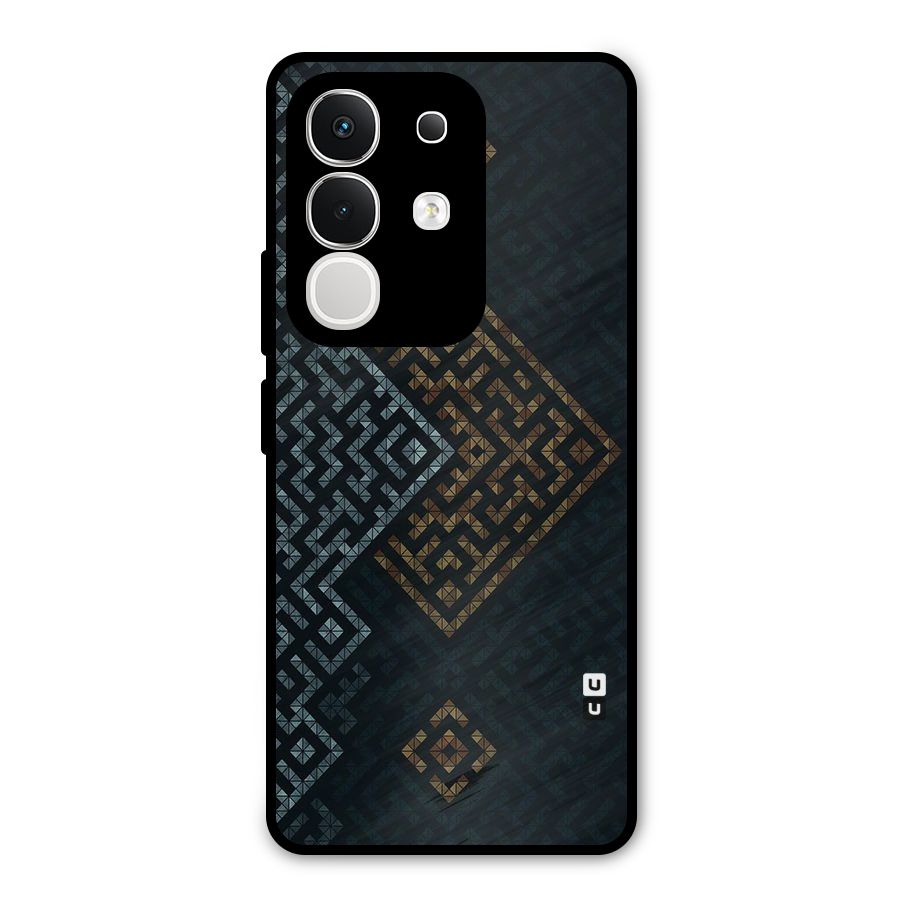 Smart Maze Metal Back Case for iQOO Z10x