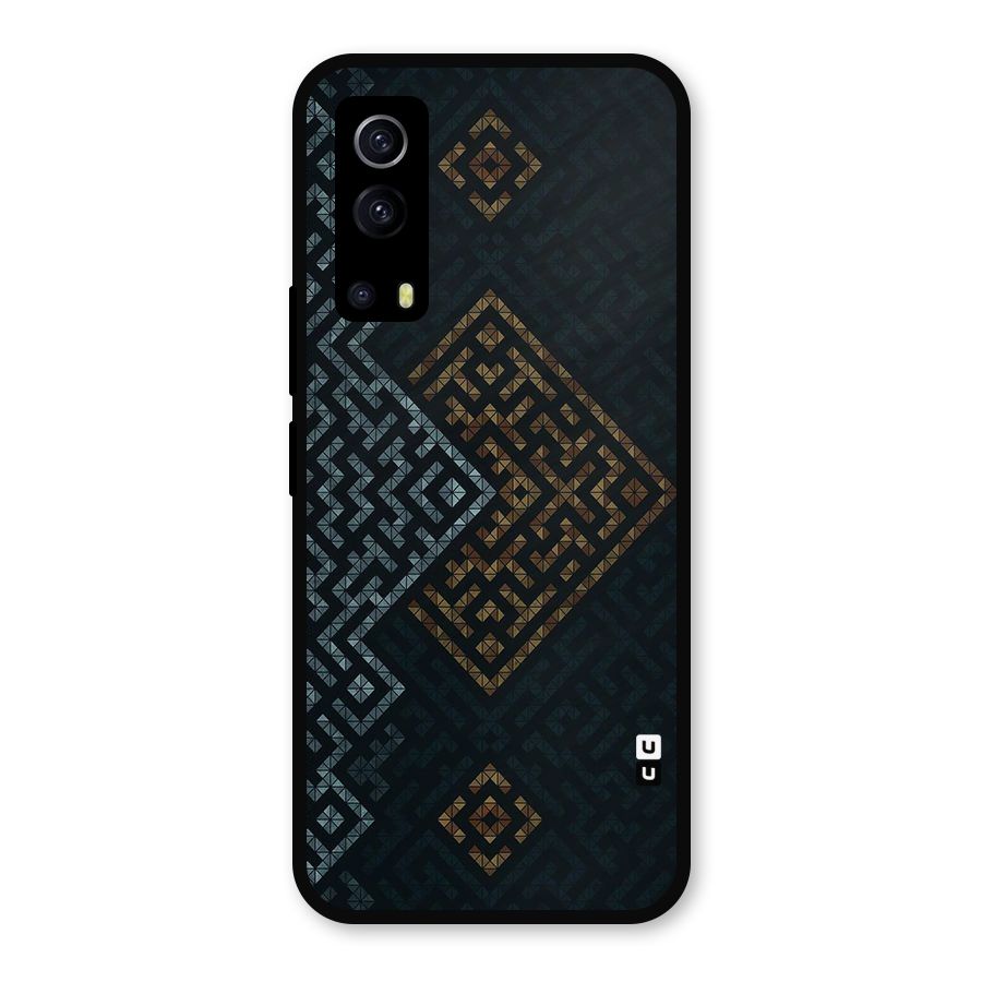 Smart Maze Metal Back Case for iQOO Z3