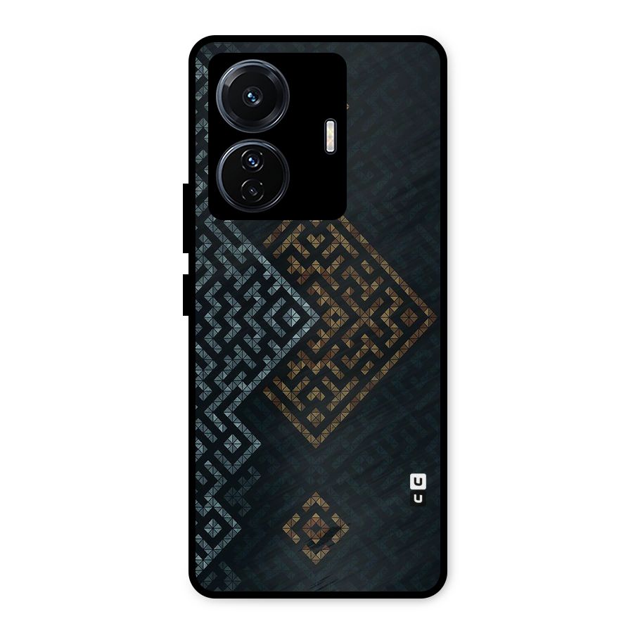 Smart Maze Metal Back Case for iQOO Z6