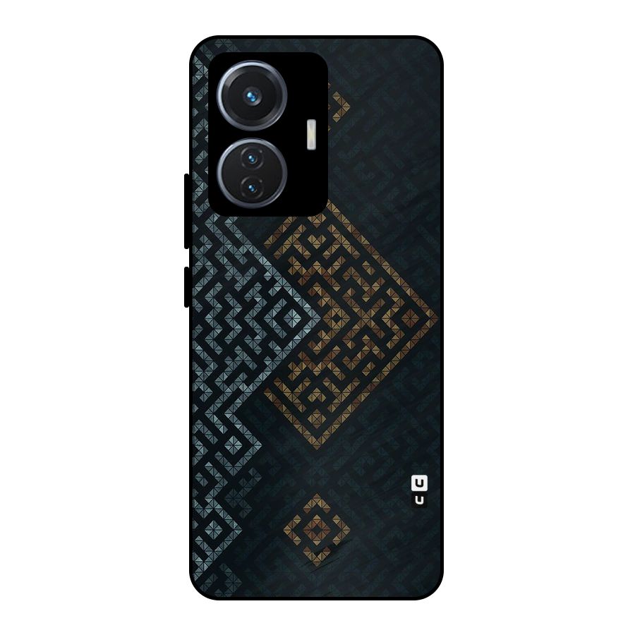 Smart Maze Metal Back Case for iQOO Z6 44W