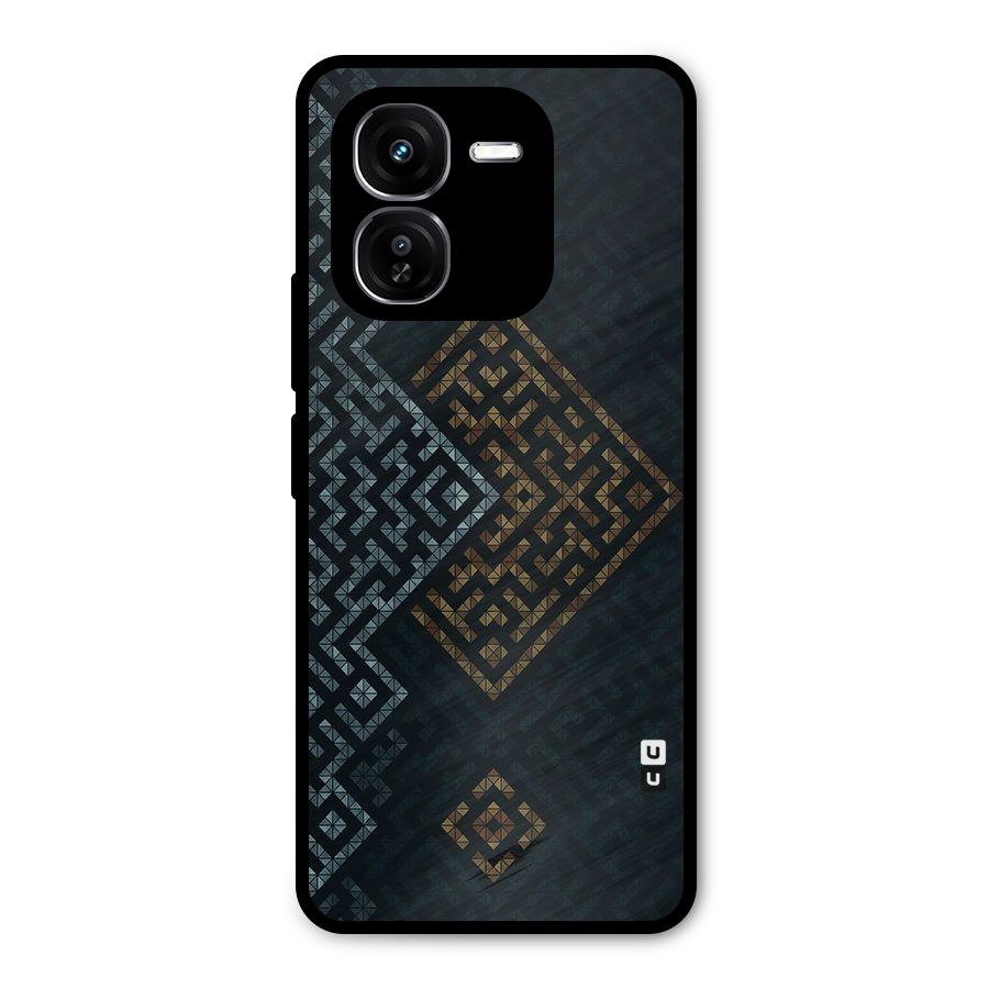 Smart Maze Metal Back Case for iQOO Z9x