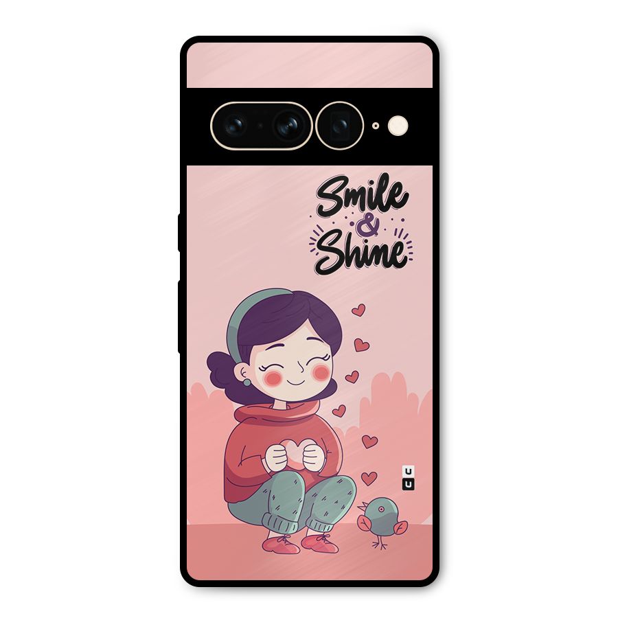 Smile And Shine Metal Back Case for Google Pixel 7 Pro