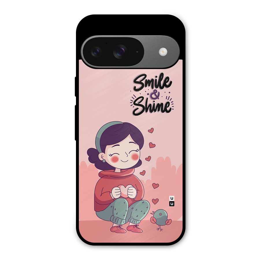 Smile And Shine Metal Back Case for Google Pixel 9