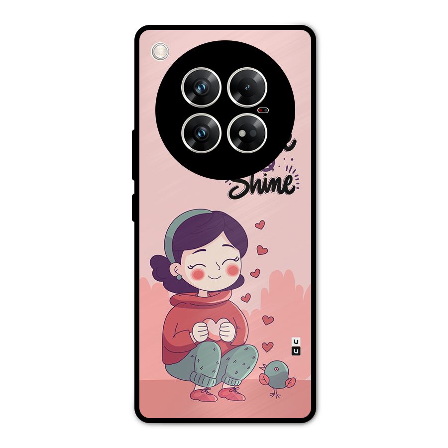 Smile And Shine Metal Back Case for Infinix Zero 40 5G