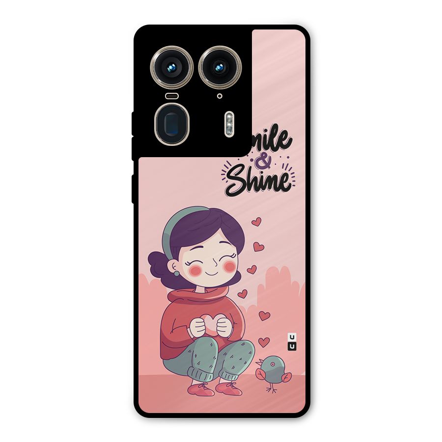 Smile And Shine Metal Back Case for Motorola Edge 50 Ultra