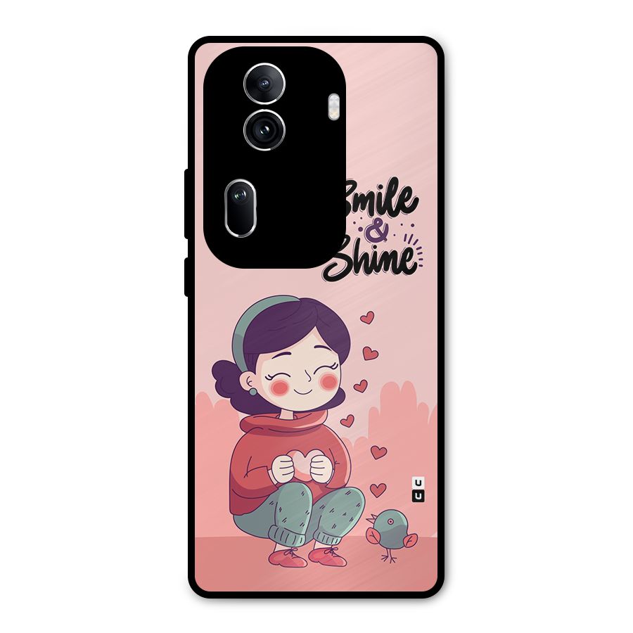 Smile And Shine Metal Back Case for Oppo Reno11 Pro 5G