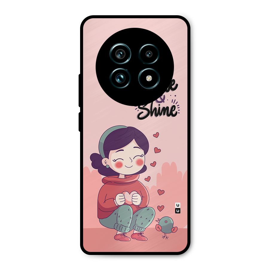 Smile And Shine Metal Back Case for Realme 13 Pro Plus