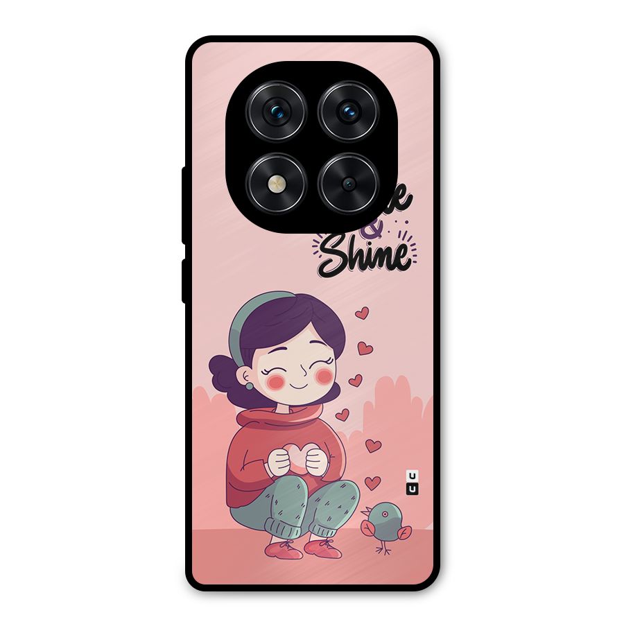 Smile And Shine Metal Back Case for Redmi Note 14 Pro 5G
