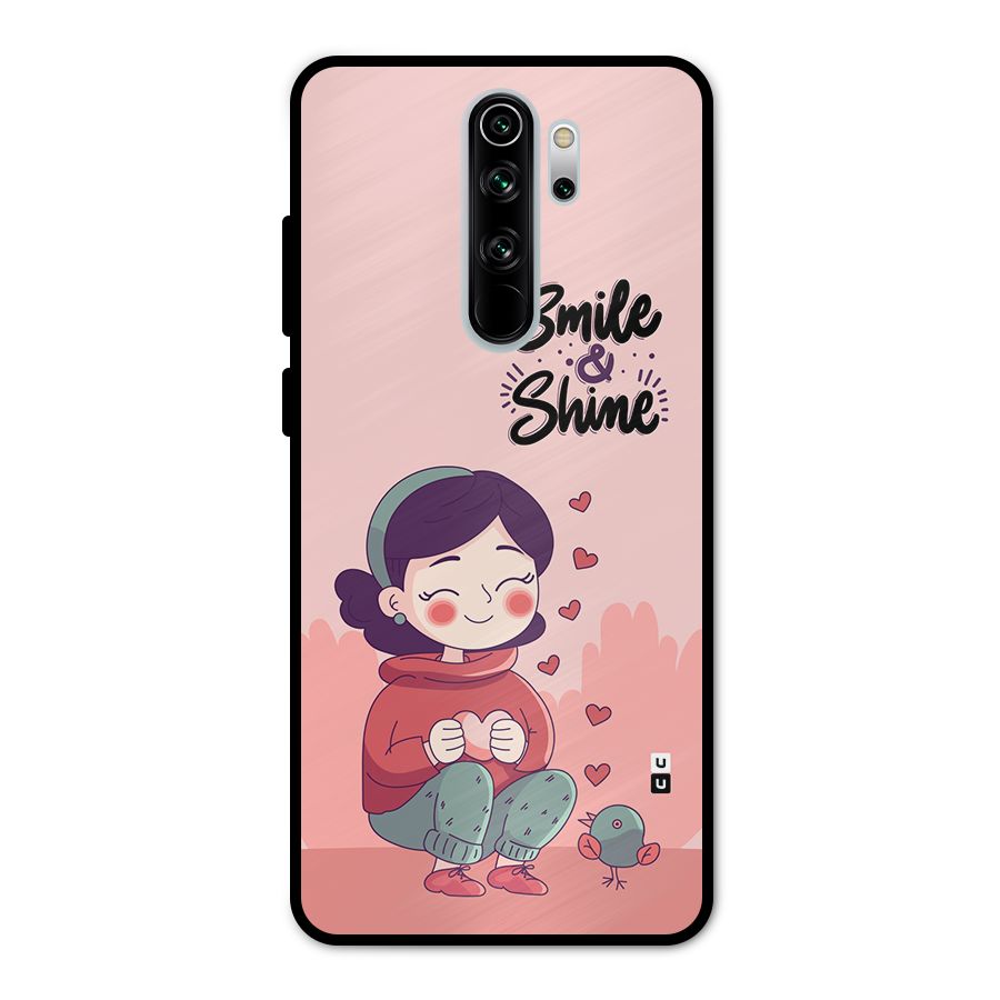 Smile And Shine Metal Back Case for Redmi Note 8 Pro