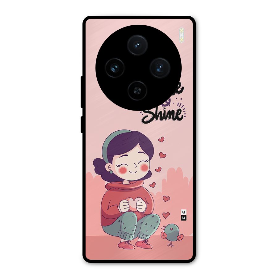 Smile And Shine Metal Back Case for Vivo X100