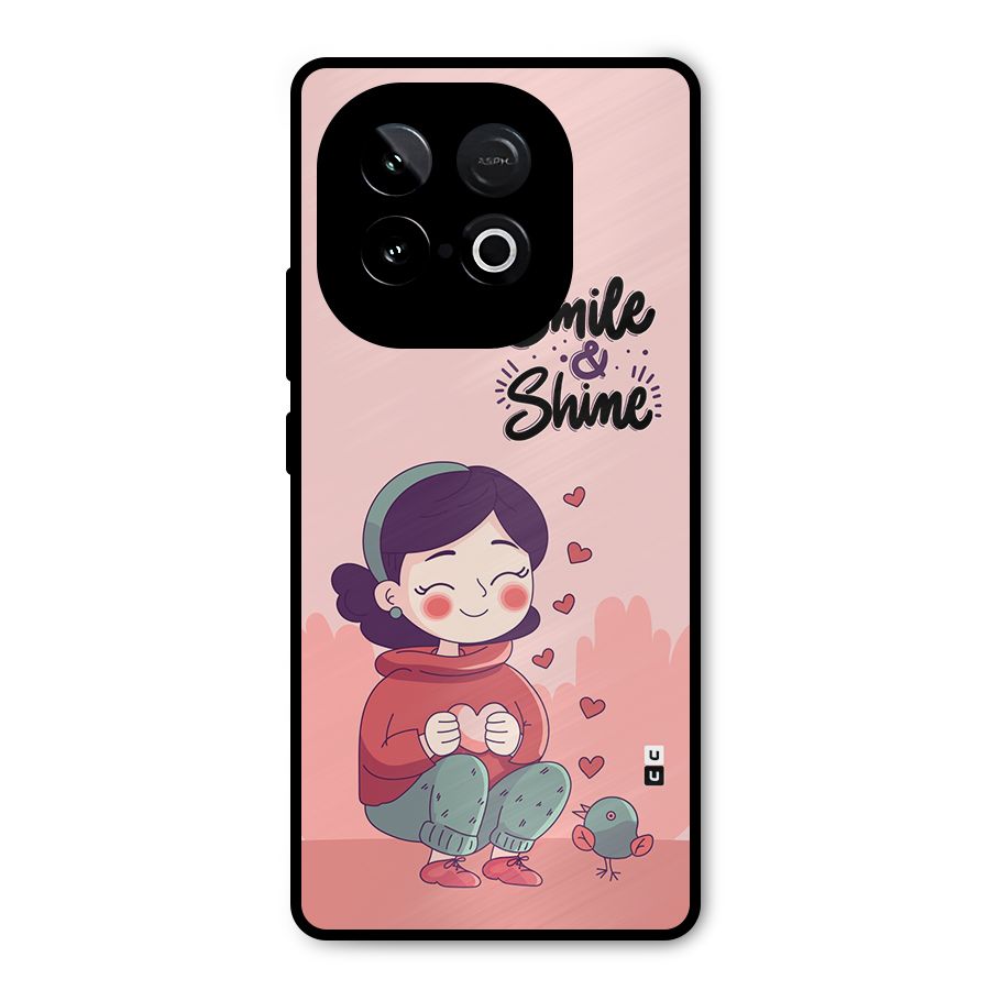 Smile And Shine Metal Back Case for iQOO Neo 10