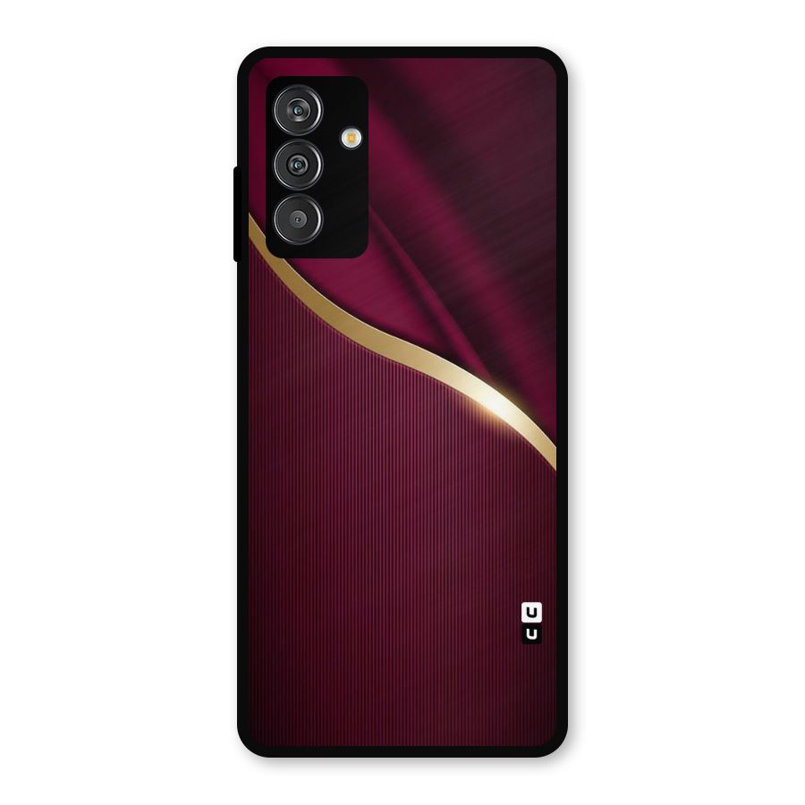 Smooth Maroon Metal Back Case for Galaxy F13