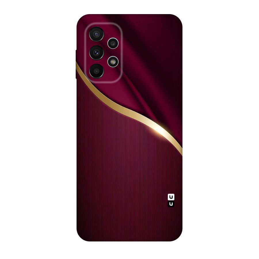Smooth Maroon Original Polycarbonate Back Case for Galaxy A23