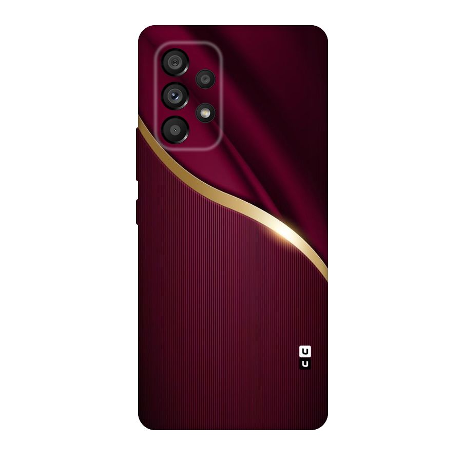 Smooth Maroon Original Polycarbonate Back Case for Galaxy A53 5G
