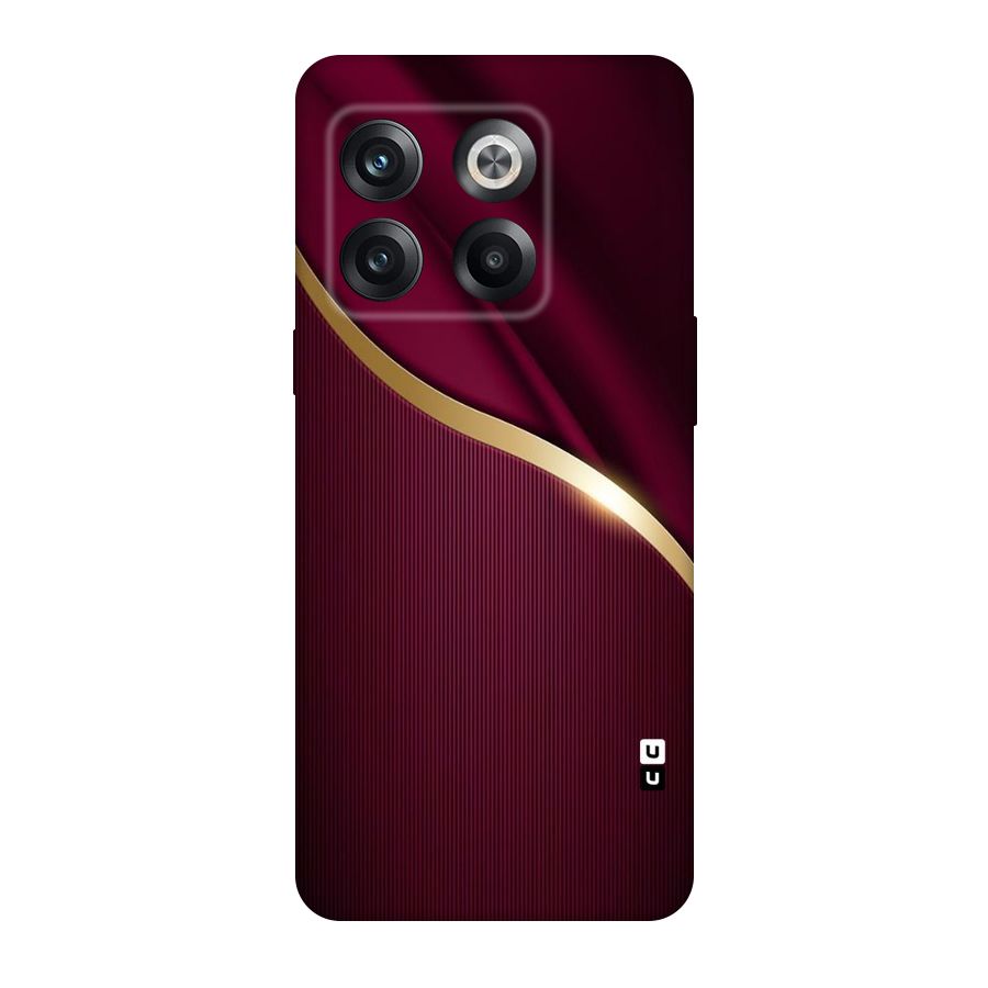 Smooth Maroon Original Polycarbonate Back Case for OnePlus 10T