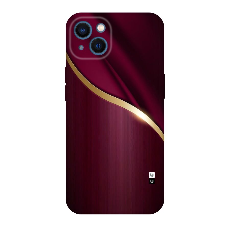 Smooth Maroon Original Polycarbonate Back Case for iPhone 13