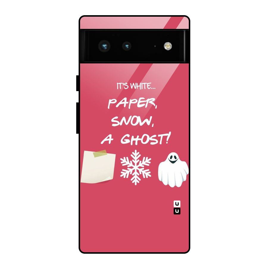 Snow Paper Glass Back Case for Google Pixel 6