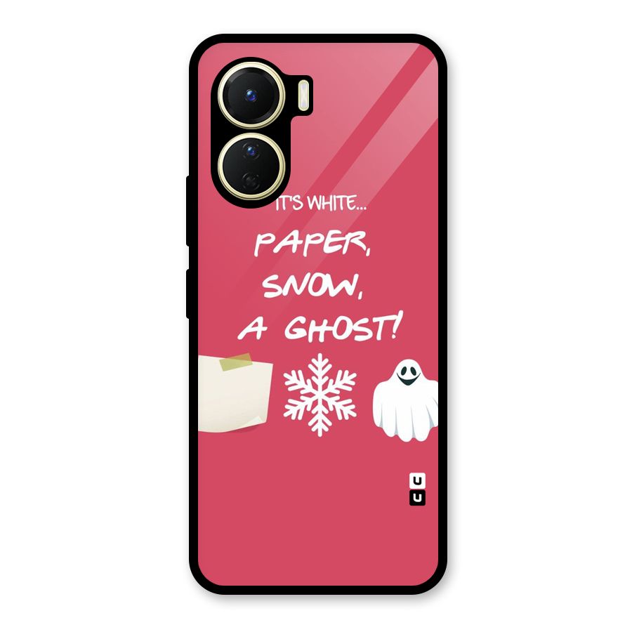 Snow Paper Glass Back Case for Vivo Y56