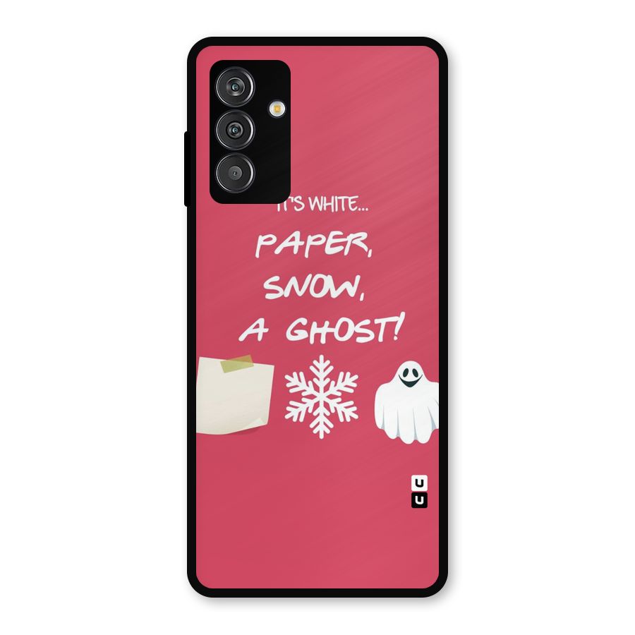 Snow Paper Metal Back Case for Galaxy F13