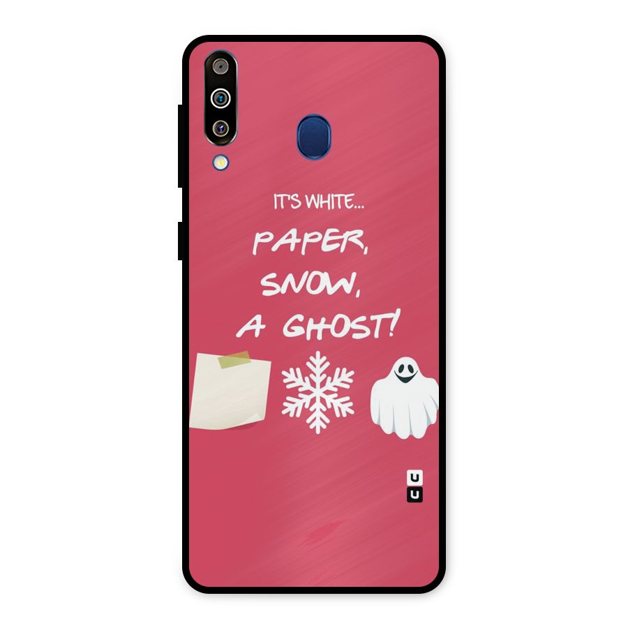Snow Paper Metal Back Case for Galaxy M30