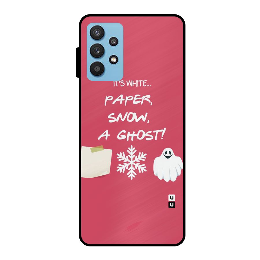 Snow Paper Metal Back Case for Galaxy M32 5G