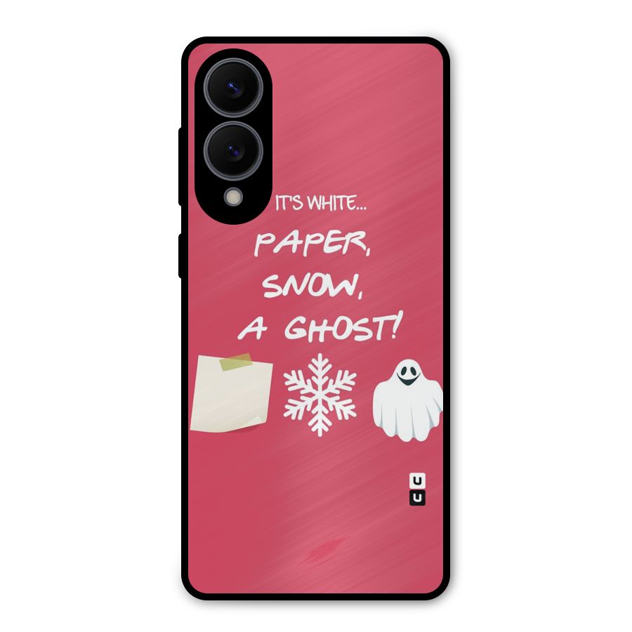 Snow Paper Metal Back Case for Galaxy S25 Edge