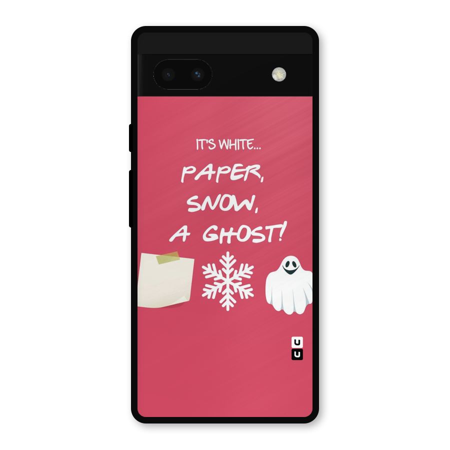 Snow Paper Metal Back Case for Google Pixel 6a