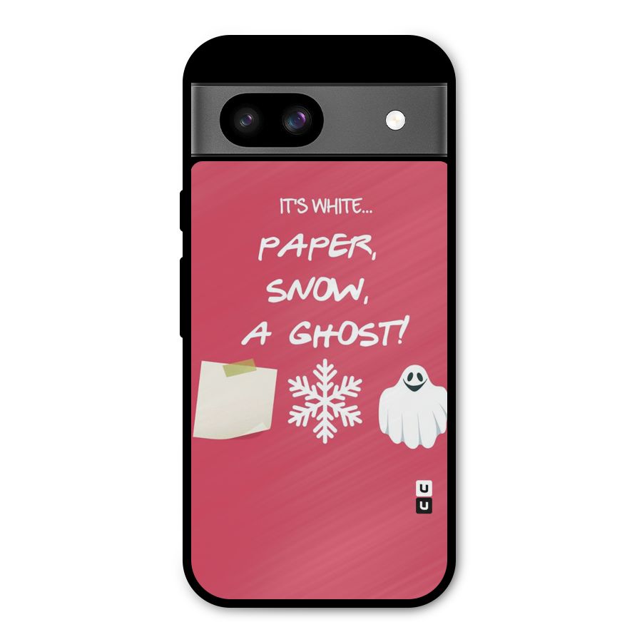 Snow Paper Metal Back Case for Google Pixel 8a