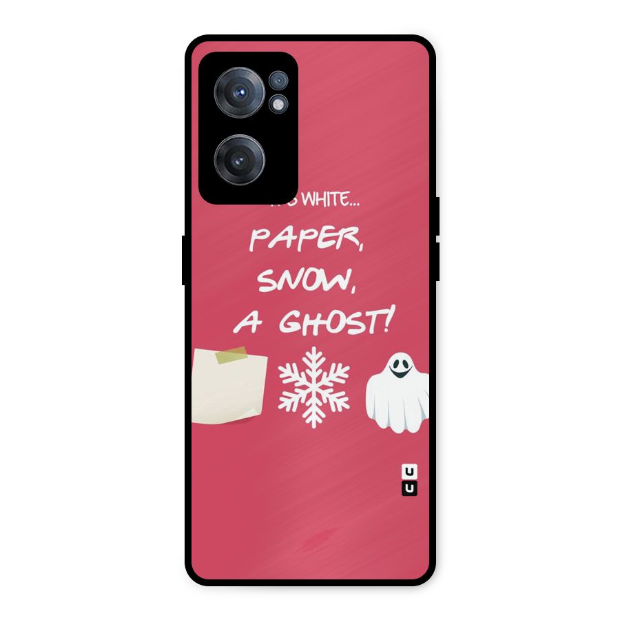 Snow Paper Metal Back Case for OnePlus Nord CE 2 5G