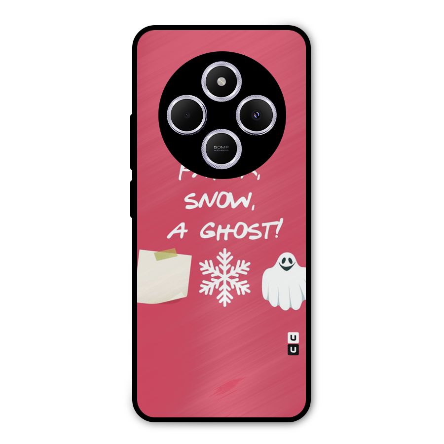 Snow Paper Metal Back Case for Poco M7