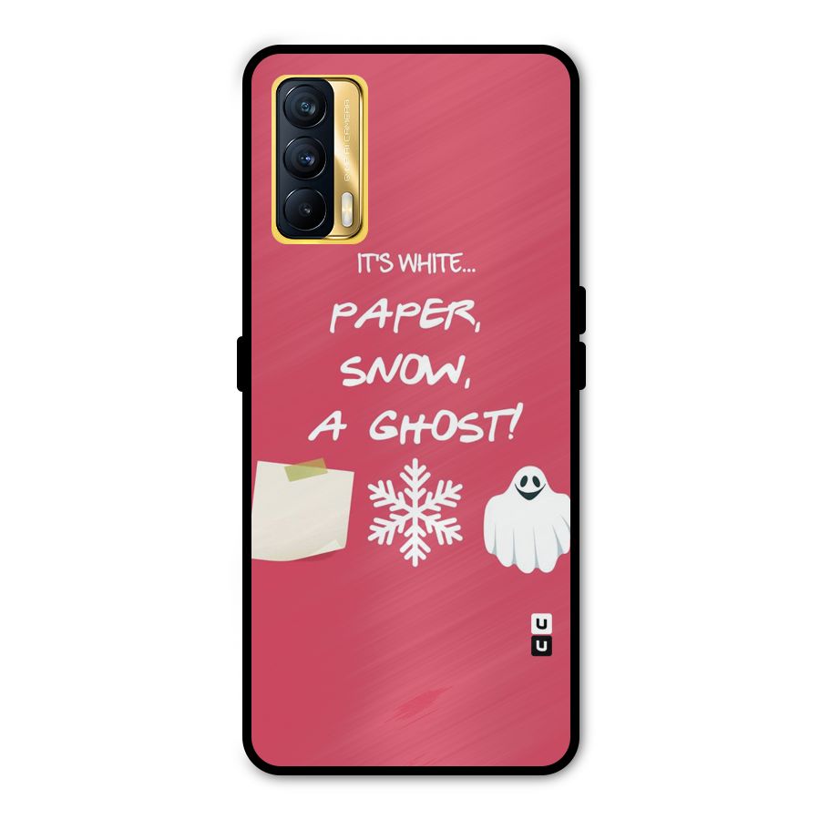 Snow Paper Metal Back Case for Realme X7