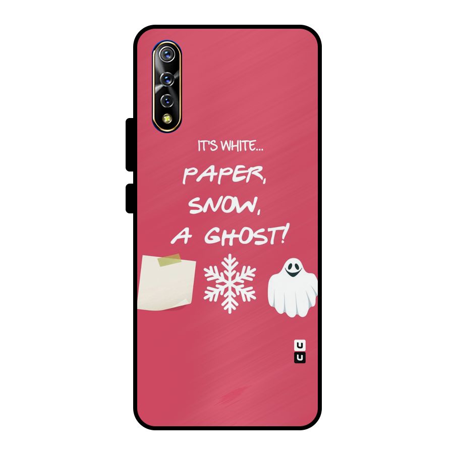 Snow Paper Metal Back Case for Vivo S1