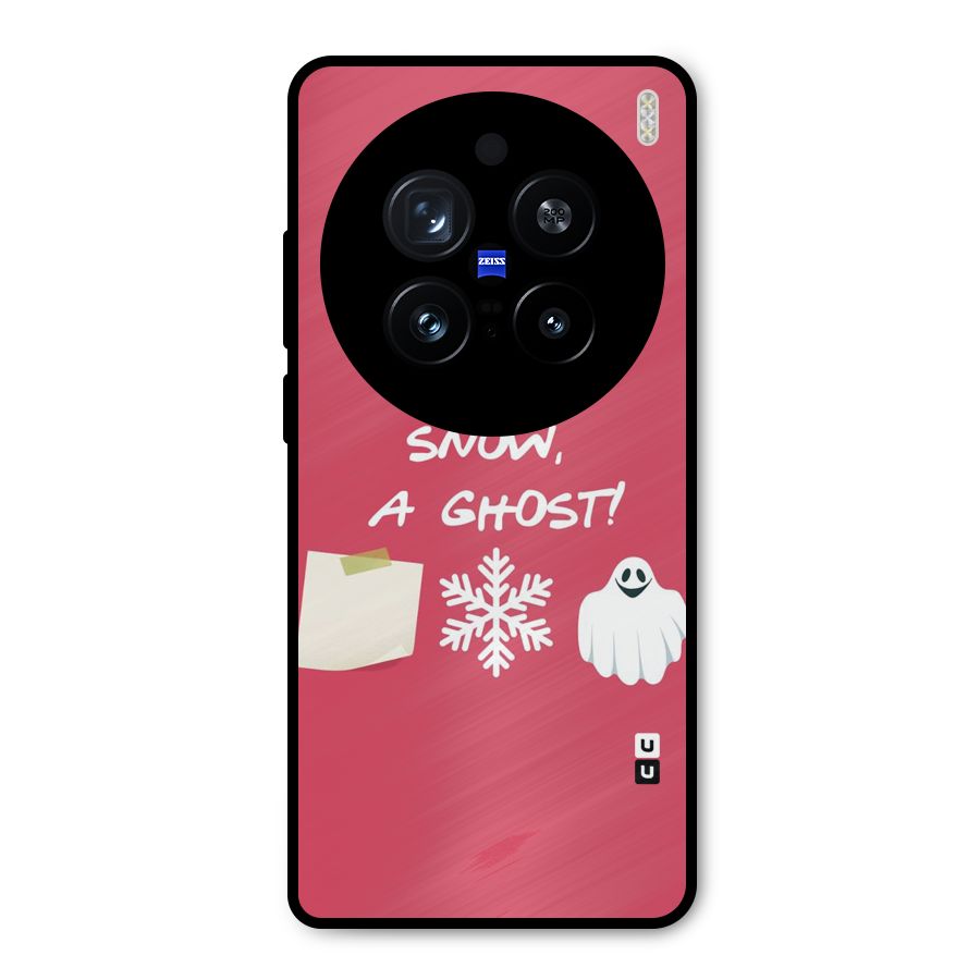 Snow Paper Metal Back Case for Vivo X200 Pro