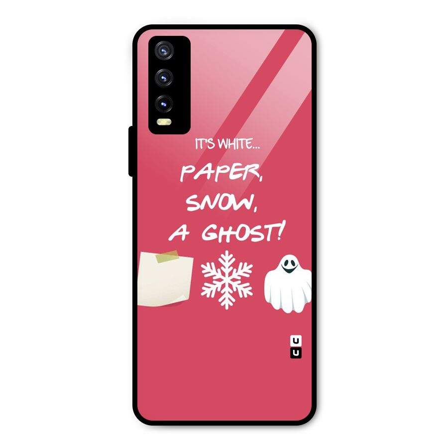 Snow Paper Metal Back Case for Vivo Y20