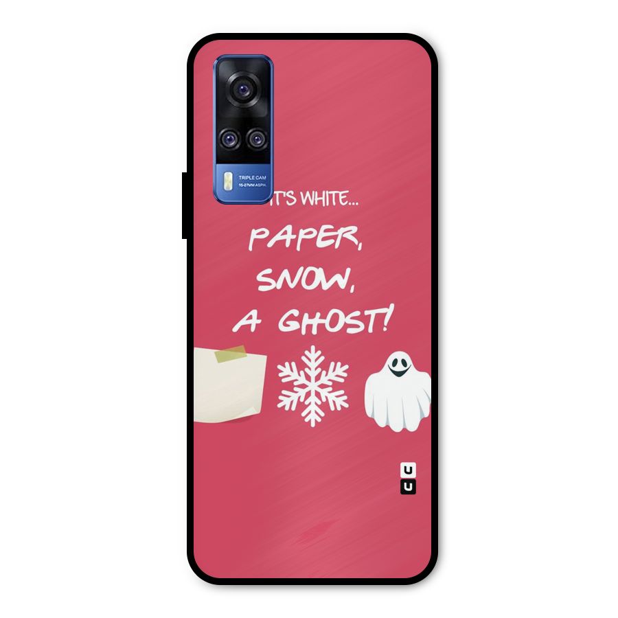 Snow Paper Metal Back Case for Vivo Y31