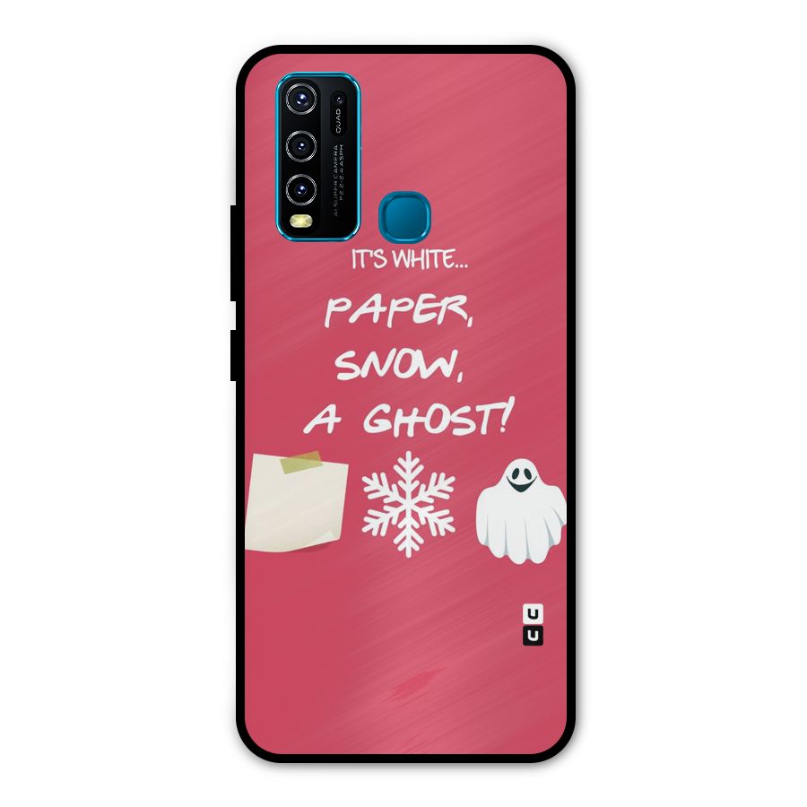 Snow Paper Metal Back Case for Vivo Y50