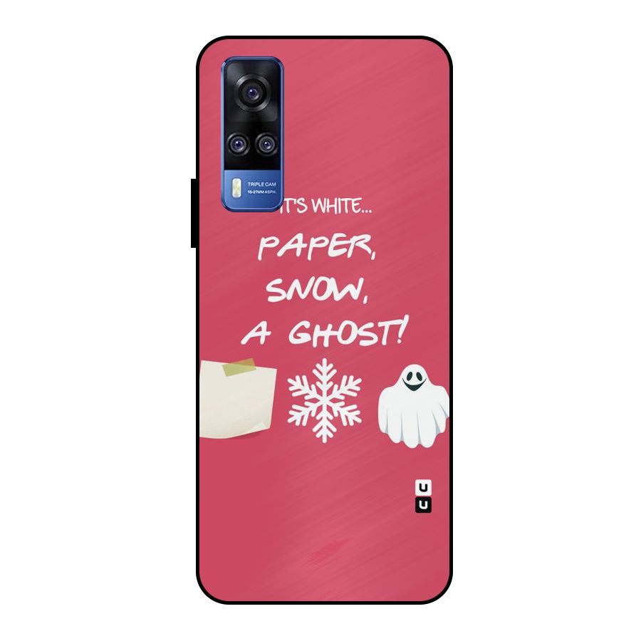 Snow Paper Metal Back Case for Vivo Y51