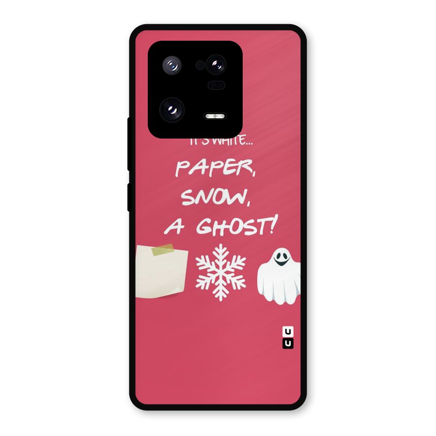 Snow Paper Metal Back Case for Xiaomi 13 Pro