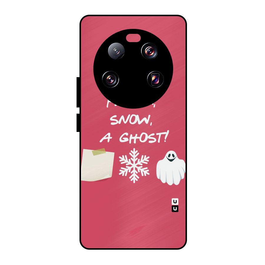 Snow Paper Metal Back Case for Xiaomi 13 Ultra