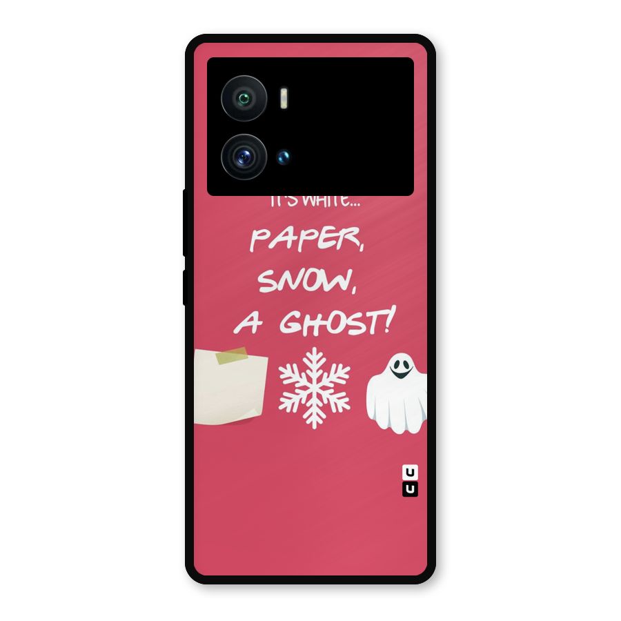 Snow Paper Metal Back Case for iQOO 9 Pro