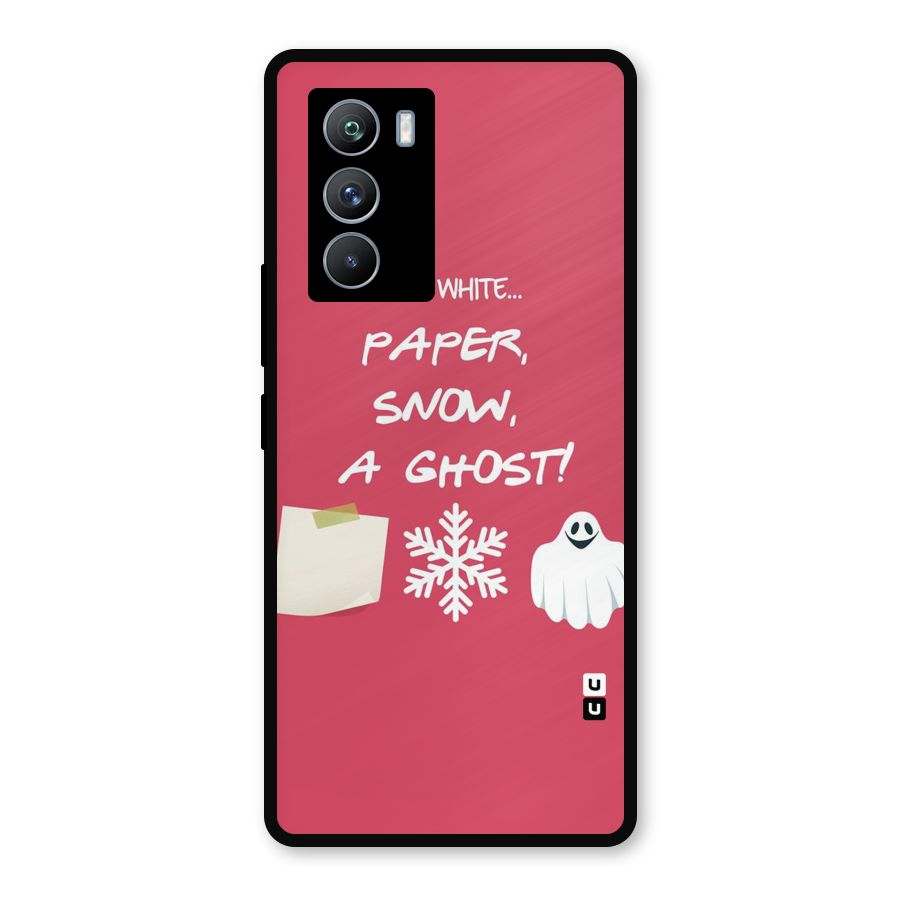 Snow Paper Metal Back Case for iQOO 9 SE