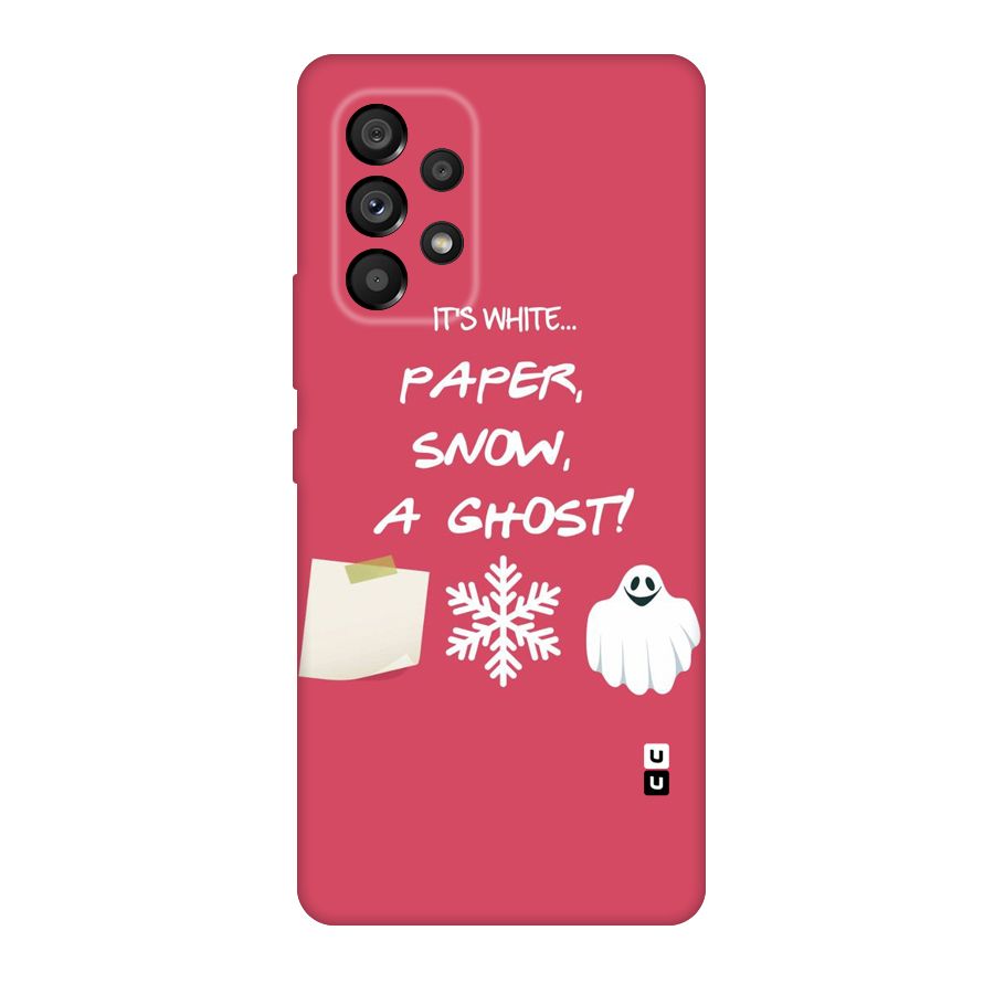 Snow Paper Original Polycarbonate Back Case for Galaxy A53 5G