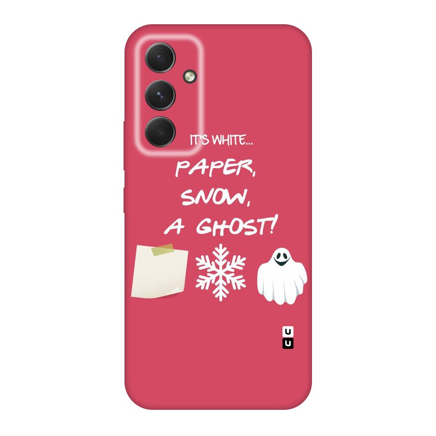 Snow Paper Original Polycarbonate Back Case for Galaxy A54