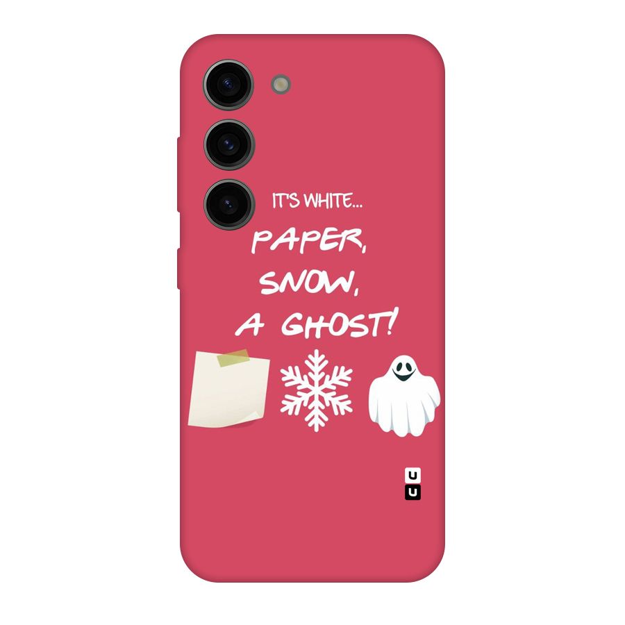 Snow Paper Original Polycarbonate Back Case for Galaxy S23